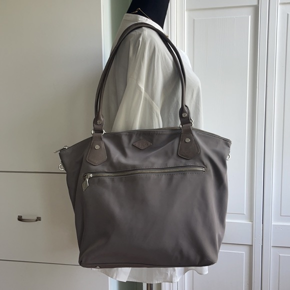 MZ WallaceThe Chelsea Small Grey Nylon Tote